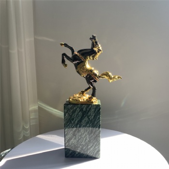 ADL New Design Horse Stone Trophy Awards with Stone Base for Business Gifts